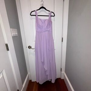 Lilac bridesmaid dress